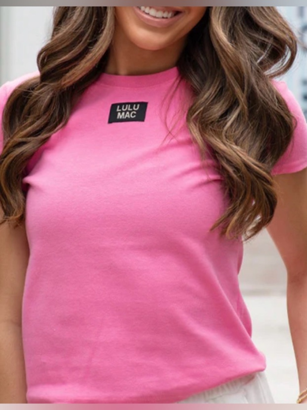 Lulu Mac Bubblegum Baby Doll Top